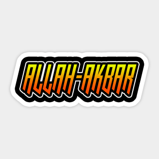 Allah akbar Sticker